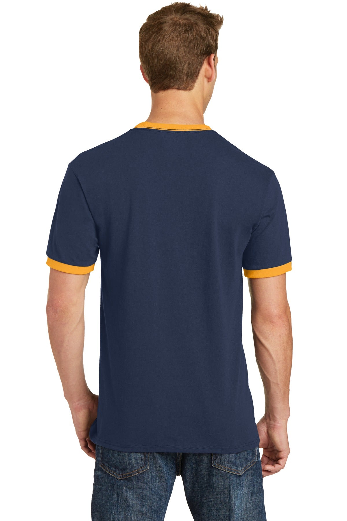 Port & Company - Men's Core Cotton Ringer Tee