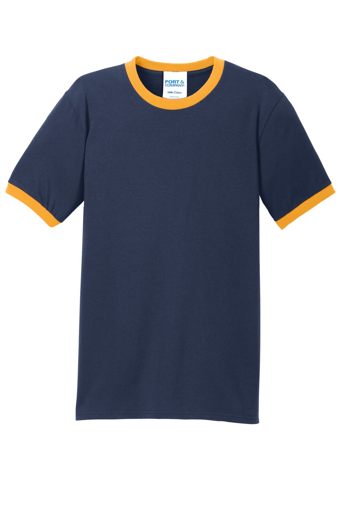 Port & Company - Men's Core Cotton Ringer Tee
