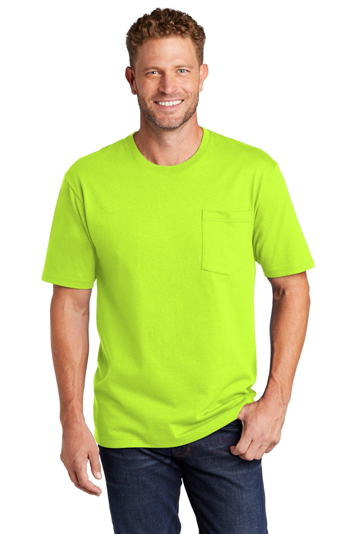 CornerStone Men's Workwear Pocket Tee. CS430 CornerStone