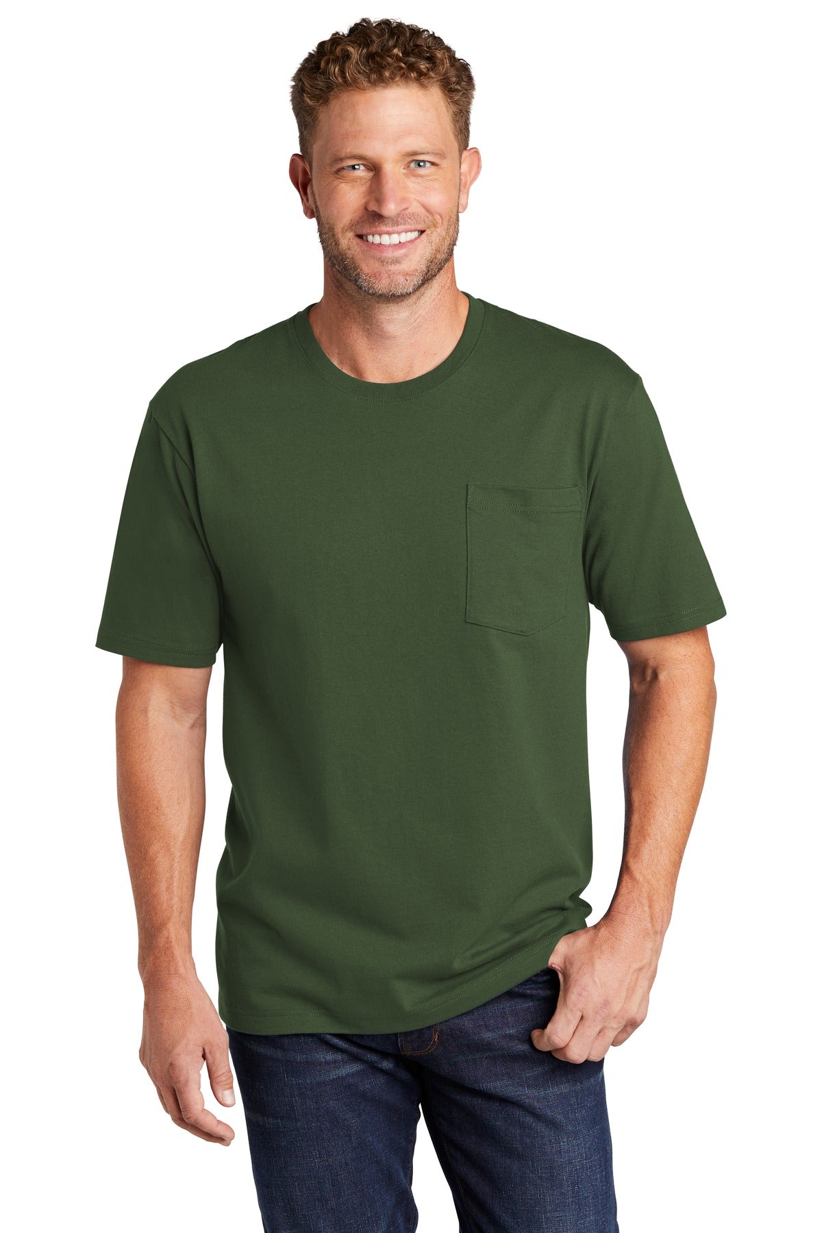 CornerStone Men's Workwear Pocket Tee. CS430 CornerStone