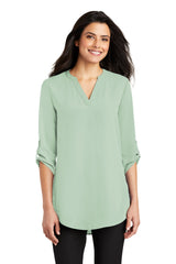 Port Authority Womens 3/4-Sleeve Tunic Blouse. LW701