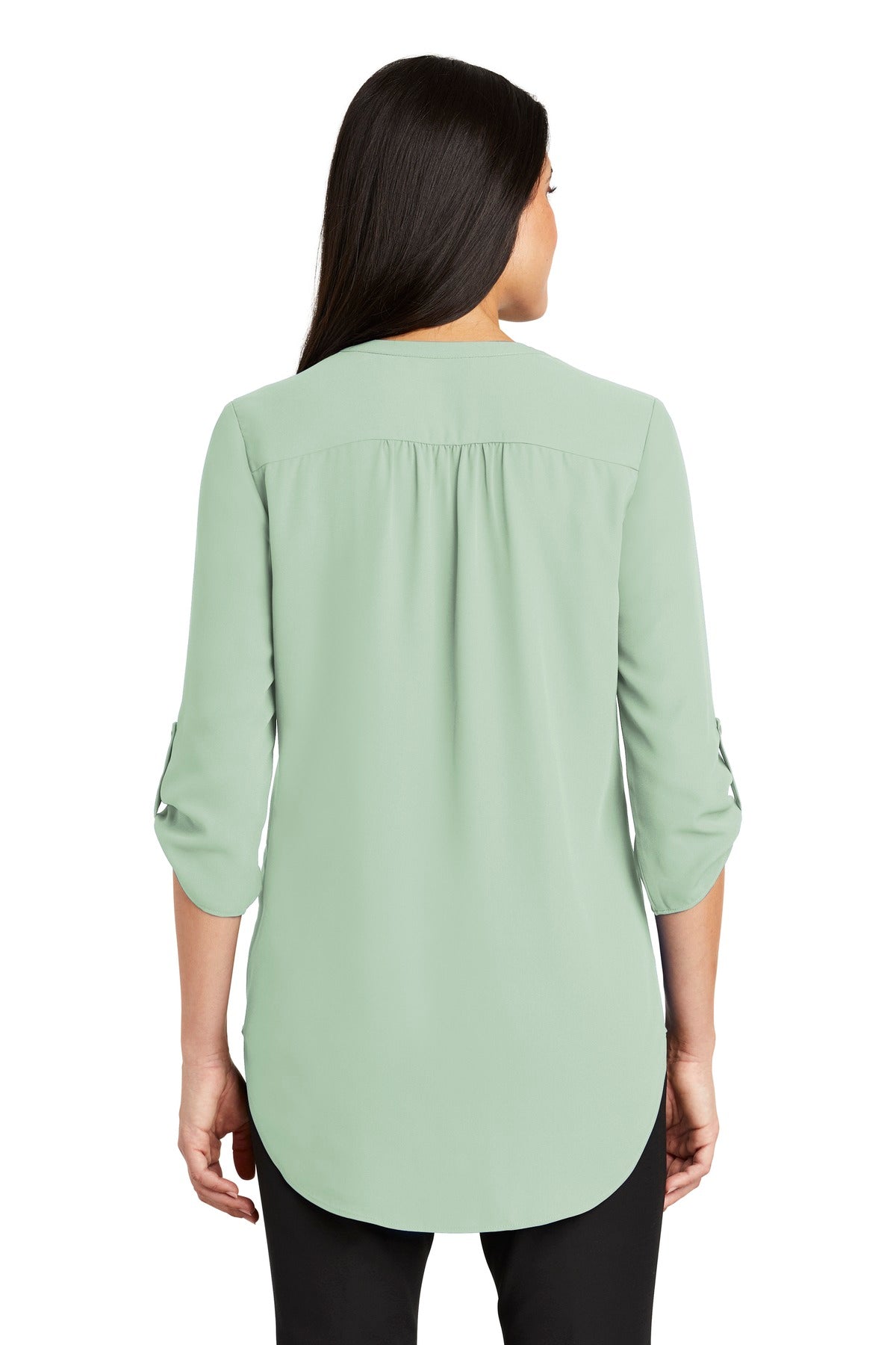 Port Authority Womens 3/4-Sleeve Tunic Blouse. LW701