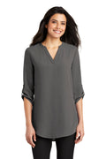 Port Authority Womens 3/4-Sleeve Tunic Blouse. LW701