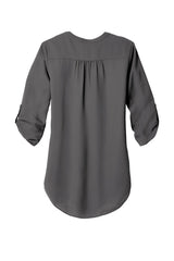 Port Authority Womens 3/4-Sleeve Tunic Blouse. LW701