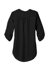 Port Authority Womens 3/4-Sleeve Tunic Blouse. LW701