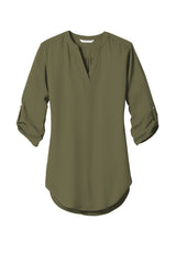 Port Authority Womens 3/4-Sleeve Tunic Blouse. LW701