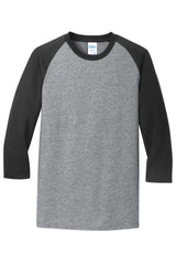 Port & Company - Men's Core Blend 3/4-Sleeve Raglan Tee