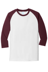 Port & Company - Men's Core Blend 3/4-Sleeve Raglan Tee
