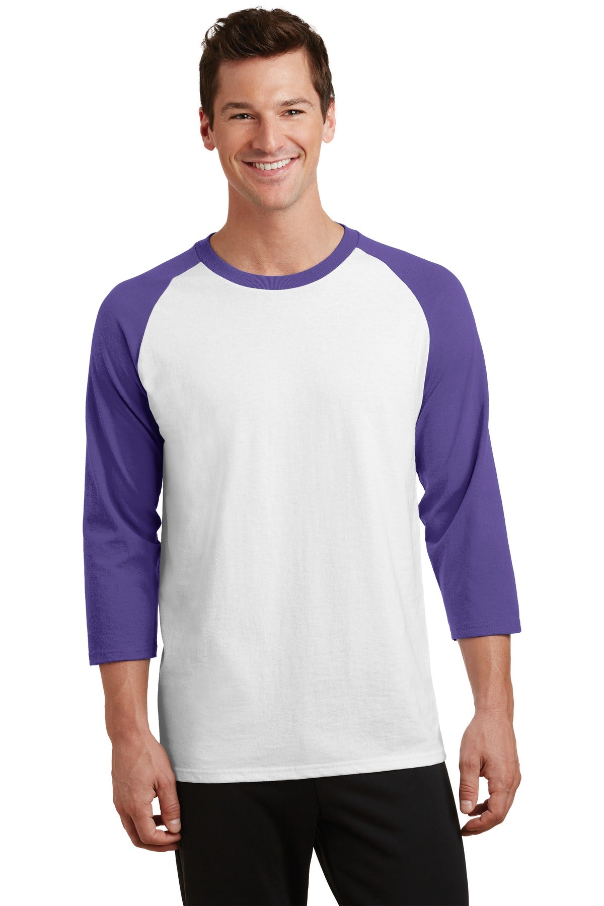 Port & Company - Men's Core Blend 3/4-Sleeve Raglan Tee