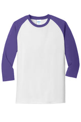 Port & Company - Men's Core Blend 3/4-Sleeve Raglan Tee