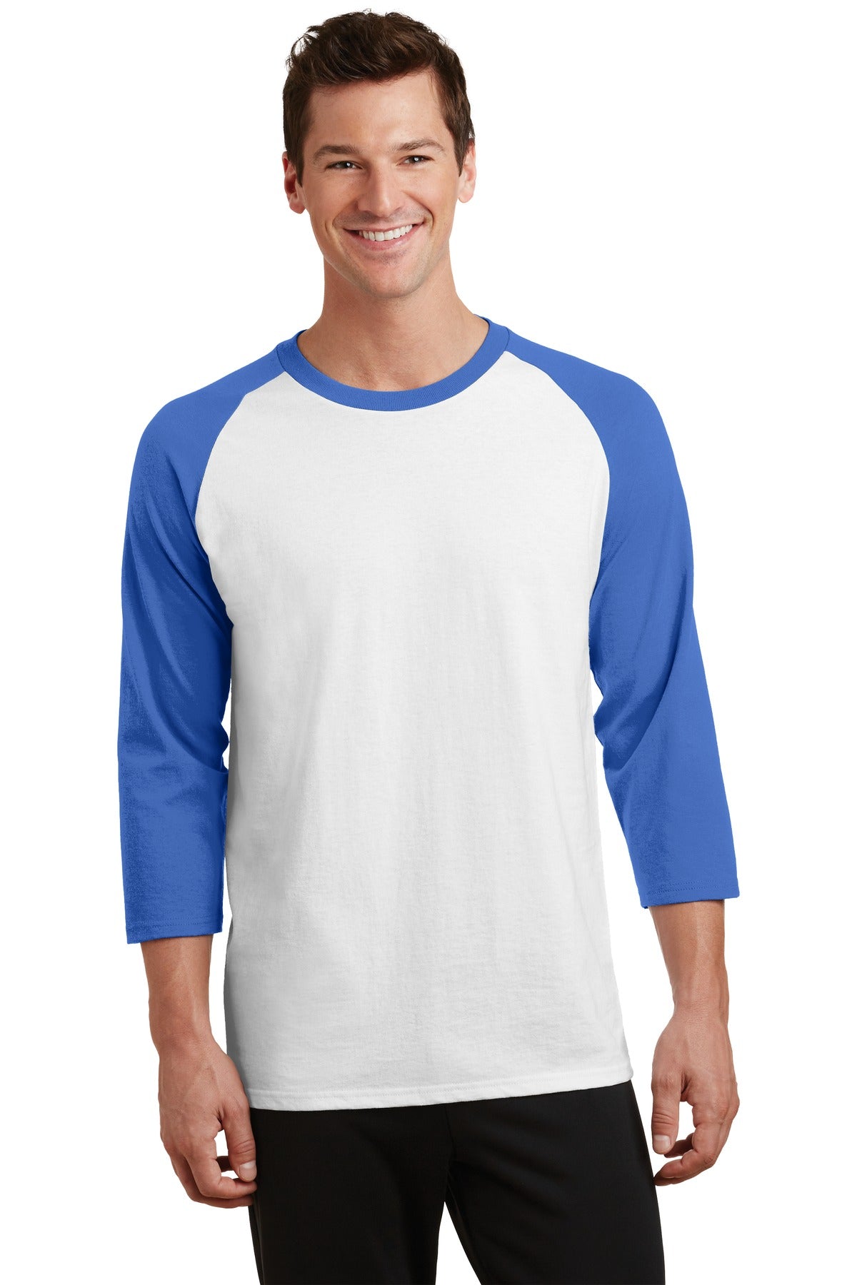 Port & Company - Men's Core Blend 3/4-Sleeve Raglan Tee