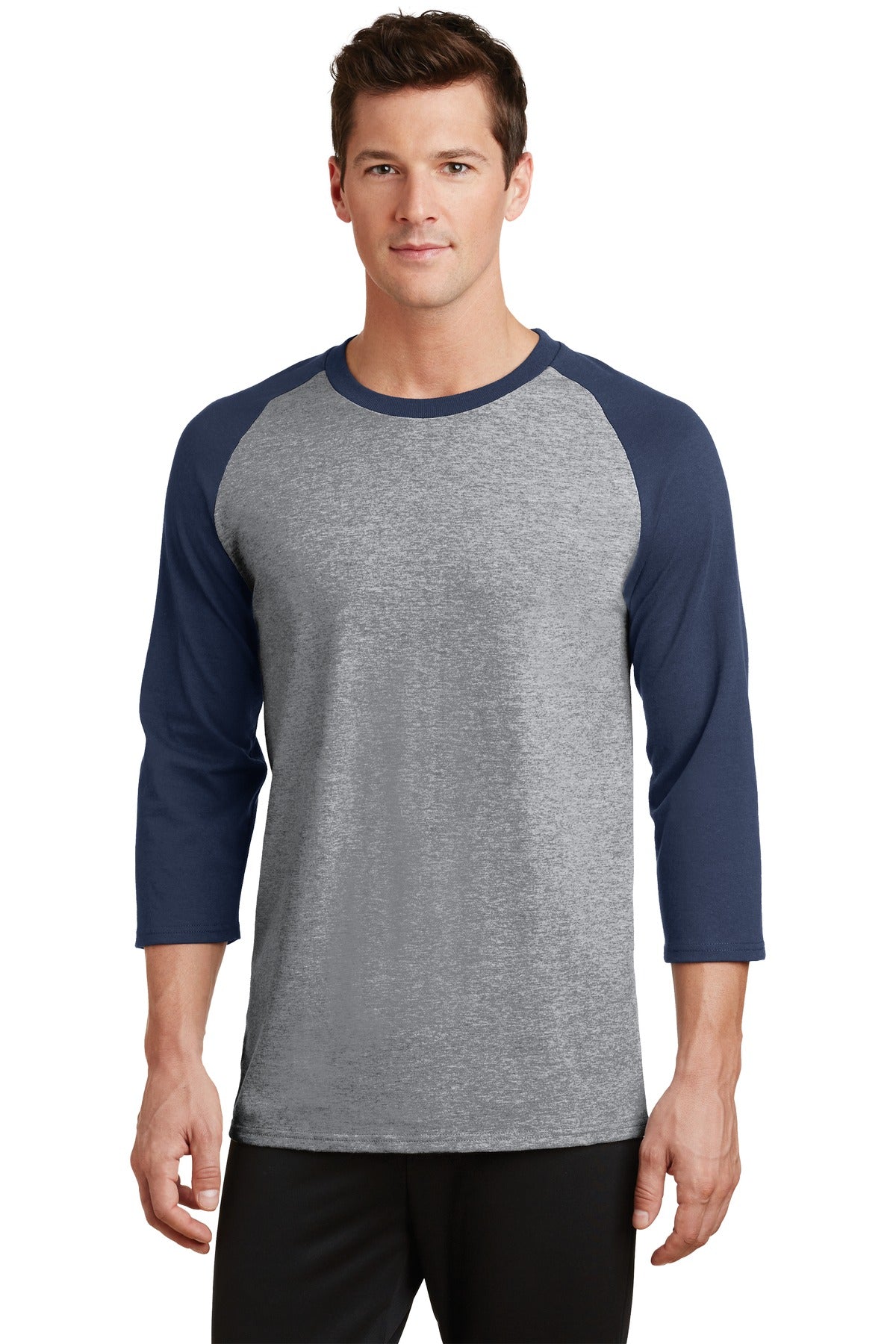 Port & Company - Men's Core Blend 3/4-Sleeve Raglan Tee