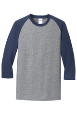 Port & Company - Men's Core Blend 3/4-Sleeve Raglan Tee