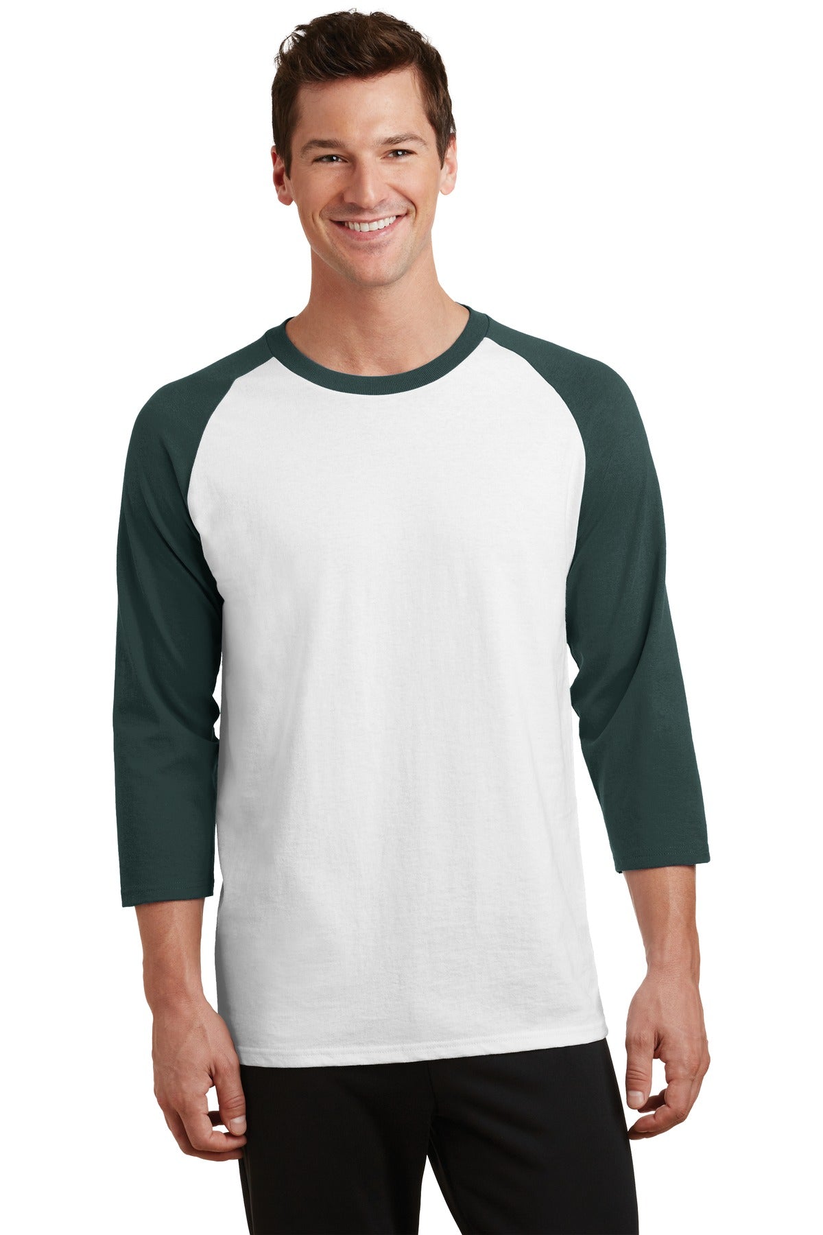 Port & Company - Men's Core Blend 3/4-Sleeve Raglan Tee