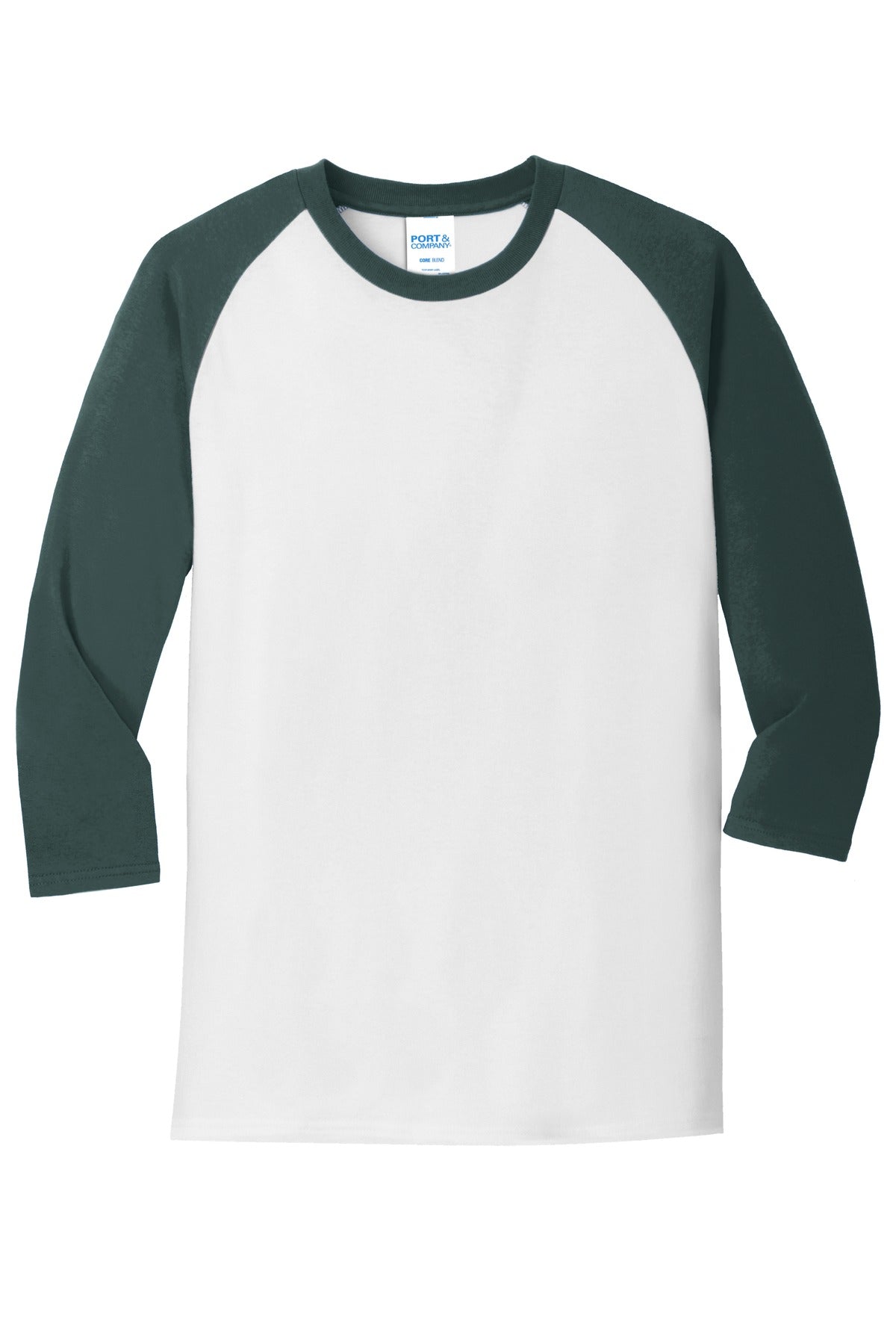 Port & Company - Men's Core Blend 3/4-Sleeve Raglan Tee