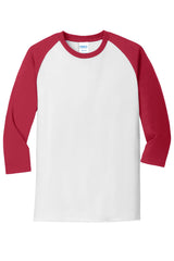 Port & Company - Men's Core Blend 3/4-Sleeve Raglan Tee