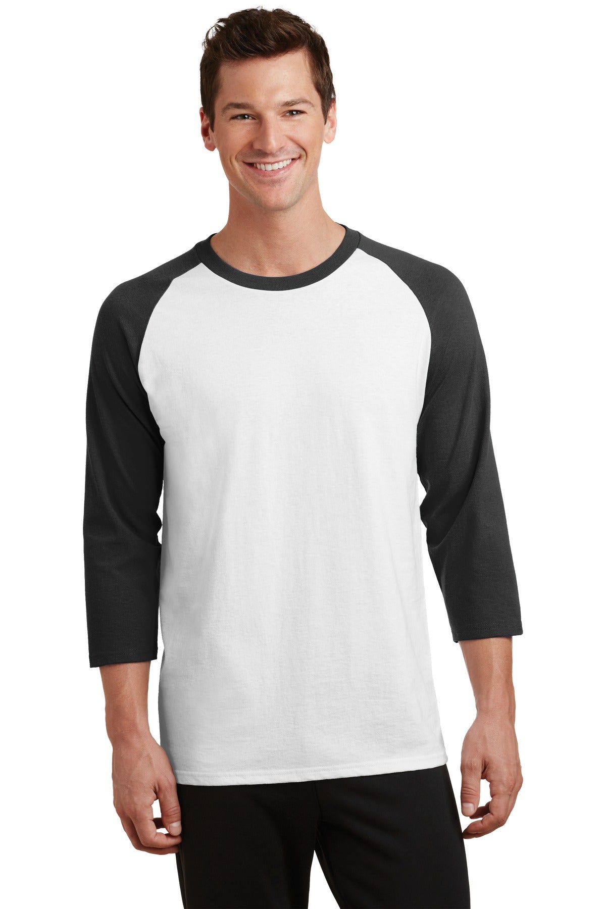 Port & Company - Men's Core Blend 3/4-Sleeve Raglan Tee