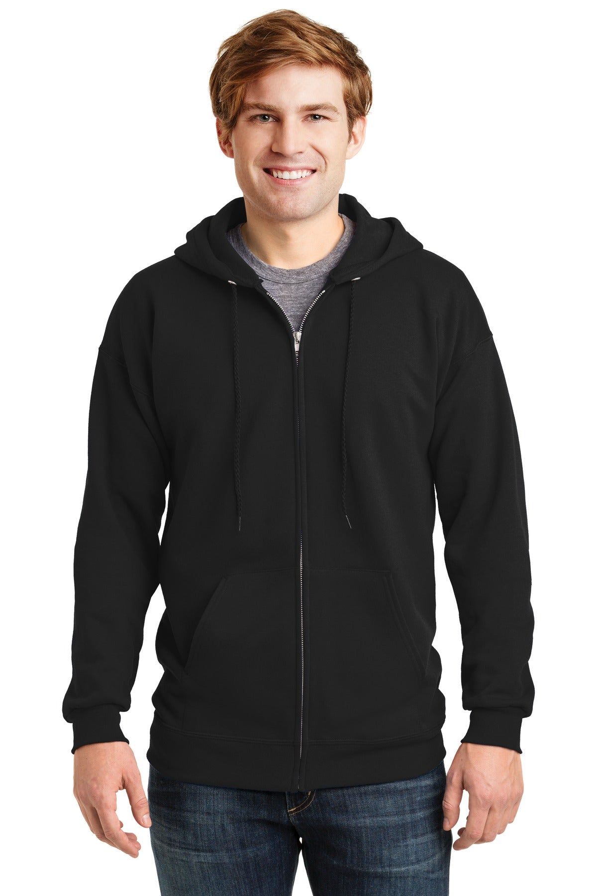 Hanes Men's Ultimate Cotton - Full-Zip Hooded Sweatshirt Hanes