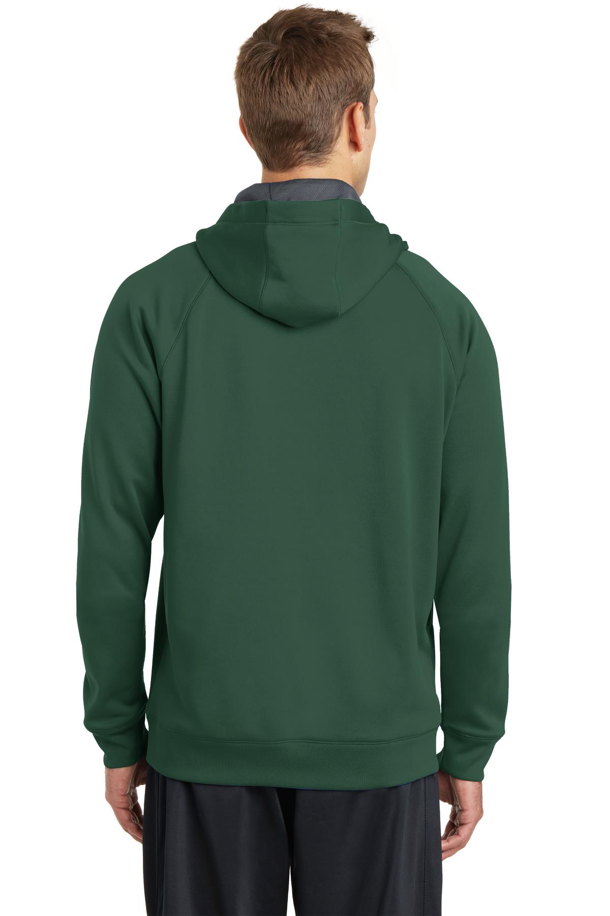 Sport-Tek Men's   Tech Fleece Hooded Sweatshirt-2