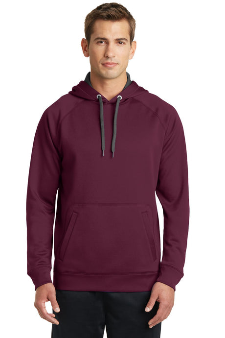 Sport-Tek Men's   Tech Fleece Hooded Sweatshirt-1