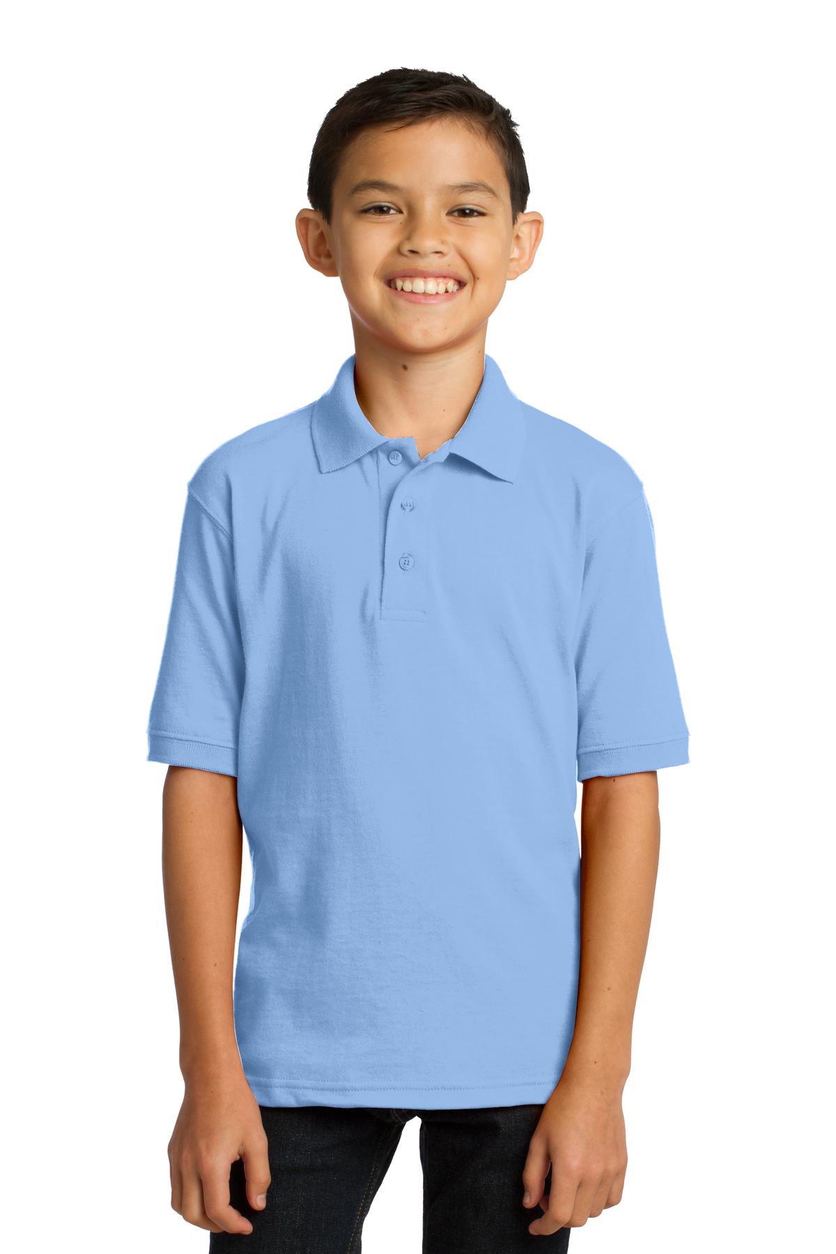 Port & Company - Youth Core Blend Jersey Knit Polo
