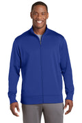 Sport-Tek Men's Sport-Wick Fleece Full-Zip Jacket