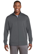 Sport-Tek Men's Sport-Wick Fleece Full-Zip Jacket