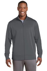 Sport-Tek Men's Sport-Wick Fleece Full-Zip Jacket