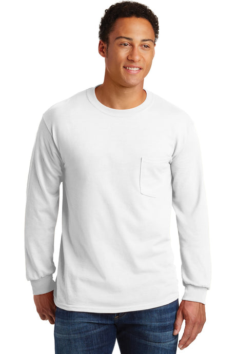 Gildan - Ultra Cotton® Long Sleeve Pocket T-Shirt Gildan