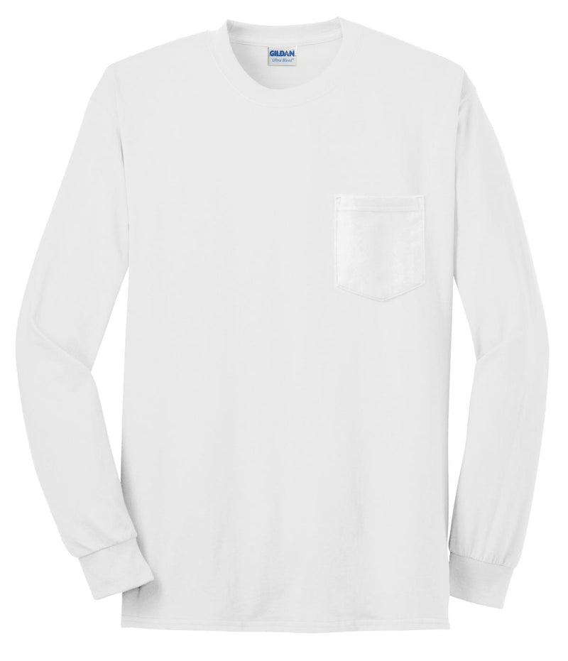 Gildan - Ultra Cotton® Long Sleeve Pocket T-Shirt