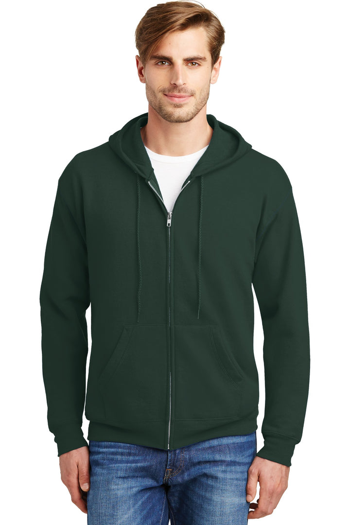 Hanes Men's EcosmartÂ® Full-Zip Hooded Sweatshirt Hanes