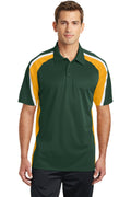 Sport-Tek Men's   Tricolor Micropique Sport-Wick   Polo