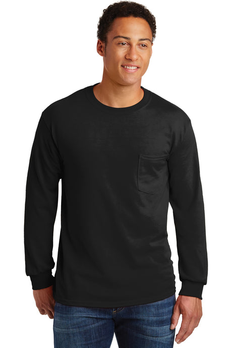 Gildan - Ultra Cotton® Long Sleeve Pocket T-Shirt Gildan