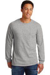 Gildan - Ultra Cotton® Long Sleeve Pocket T-Shirt Gildan