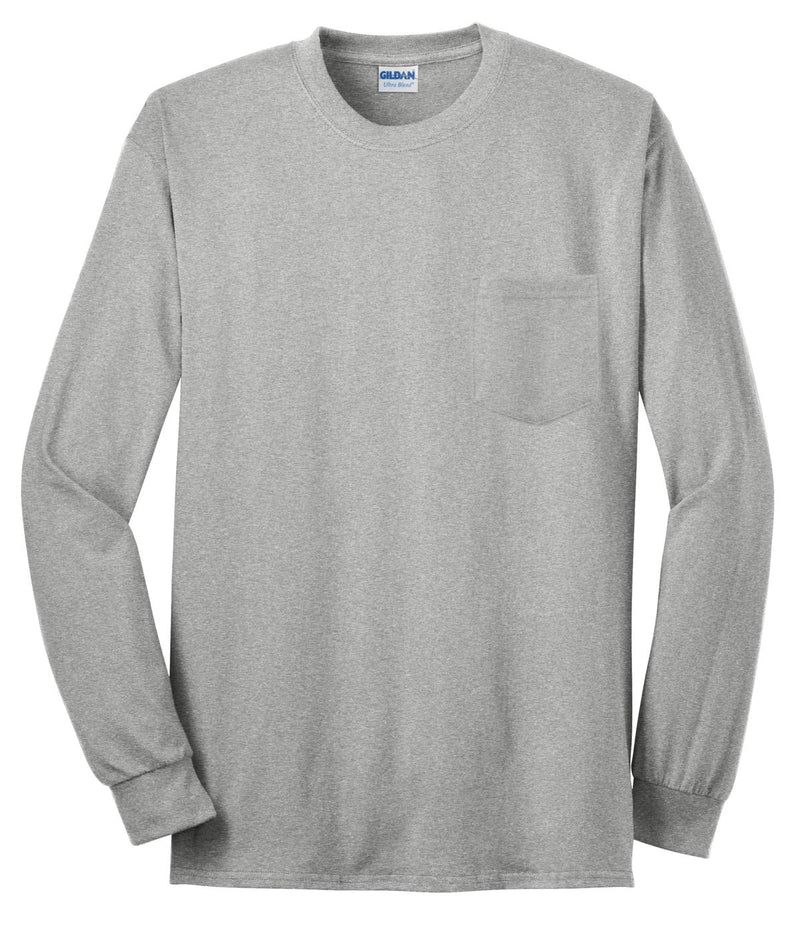 Gildan - Ultra Cotton® Long Sleeve Pocket T-Shirt
