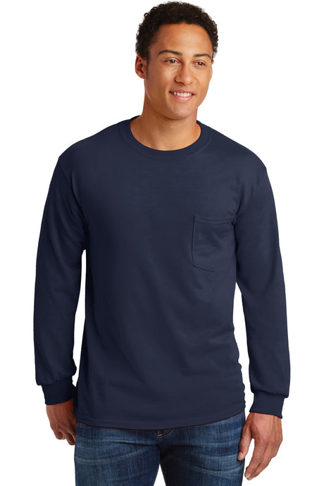 Gildan - Ultra Cotton® Long Sleeve Pocket T-Shirt Gildan
