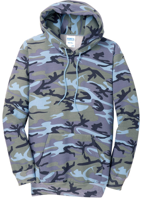 Port & Company Men's Core Fleece Camo Pullover Hooded Sweatshirt. PC78HC Port & Company