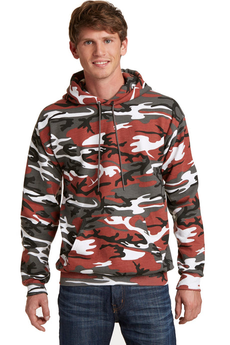 Port & Company Men's Core Fleece Camo Pullover Hooded Sweatshirt. PC78HC Port & Company