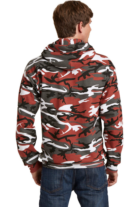 Port & Company Men's Core Fleece Camo Pullover Hooded Sweatshirt. PC78HC Port & Company