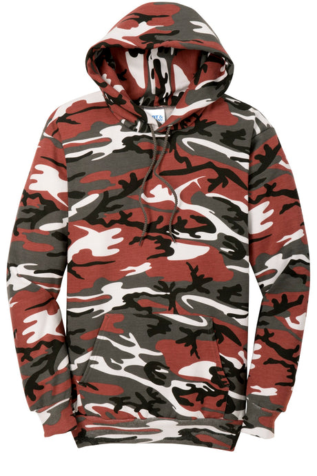 Port & Company Men's Core Fleece Camo Pullover Hooded Sweatshirt. PC78HC Port & Company