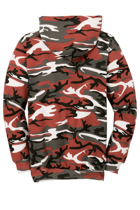 Port & Company Men's Core Fleece Camo Pullover Hooded Sweatshirt. PC78HC Port & Company