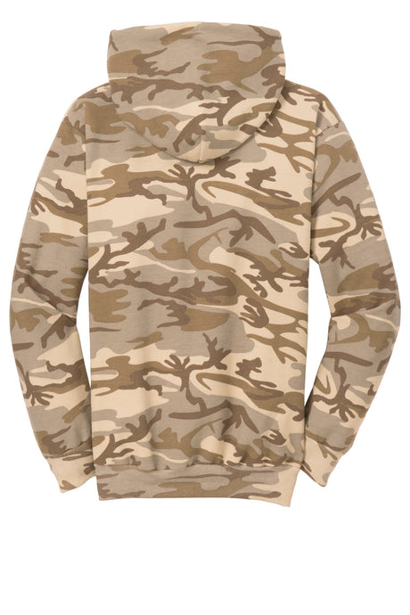 Port & Company Men's Core Fleece Camo Pullover Hooded Sweatshirt. PC78HC Port & Company