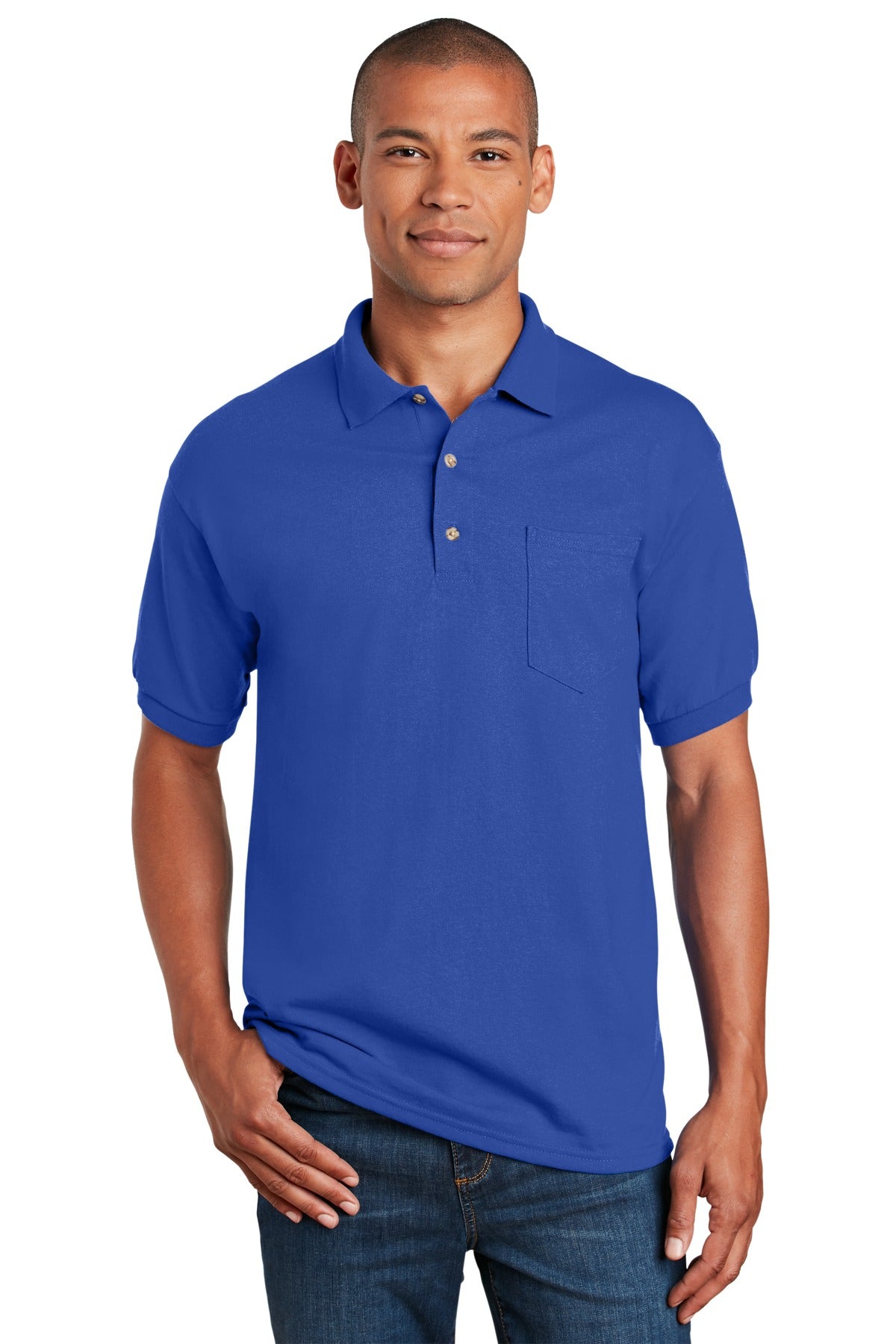 Gildan Men's DryBlend 6-Ounce Jersey Knit Sport Shirt with Pocket Gildan