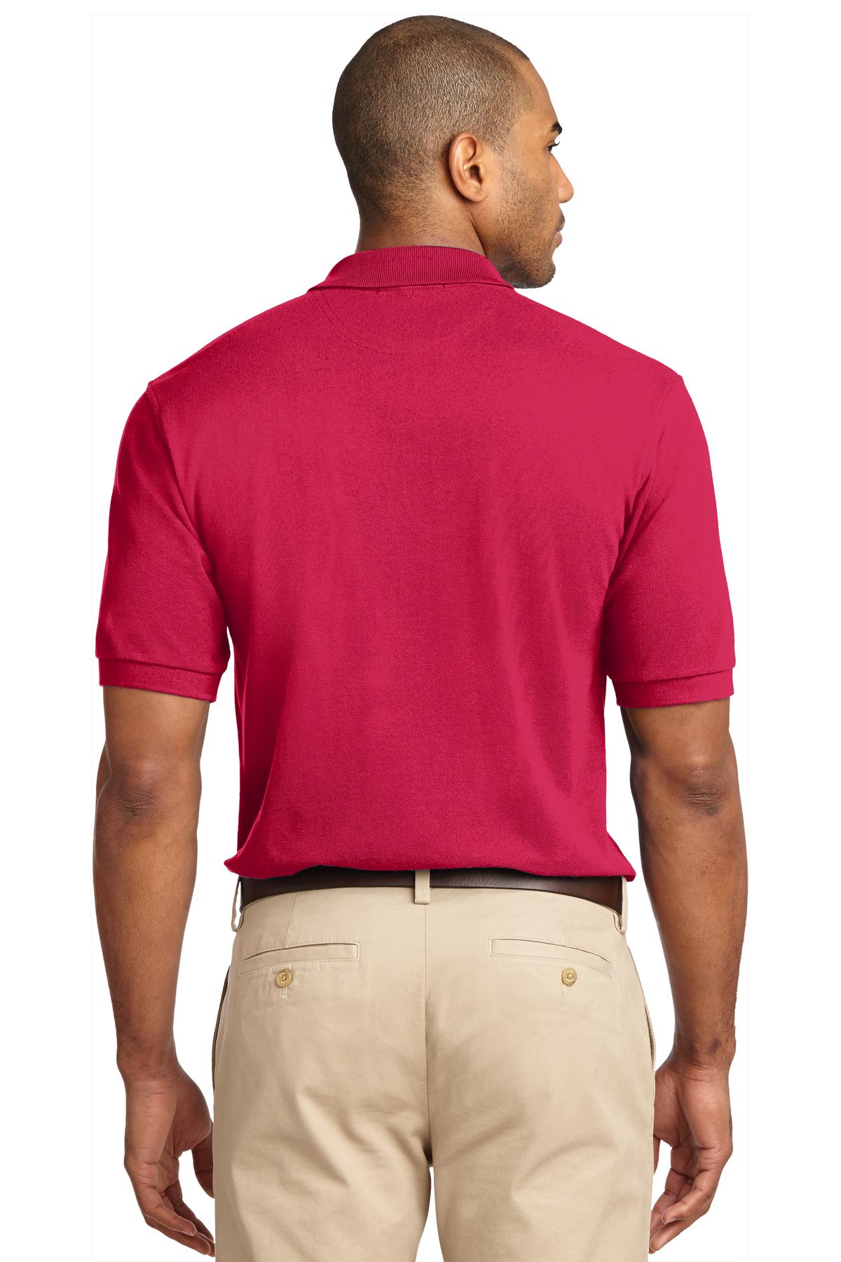 Port Authority Men's   Tall Heavyweight Cotton Pique Polo-2