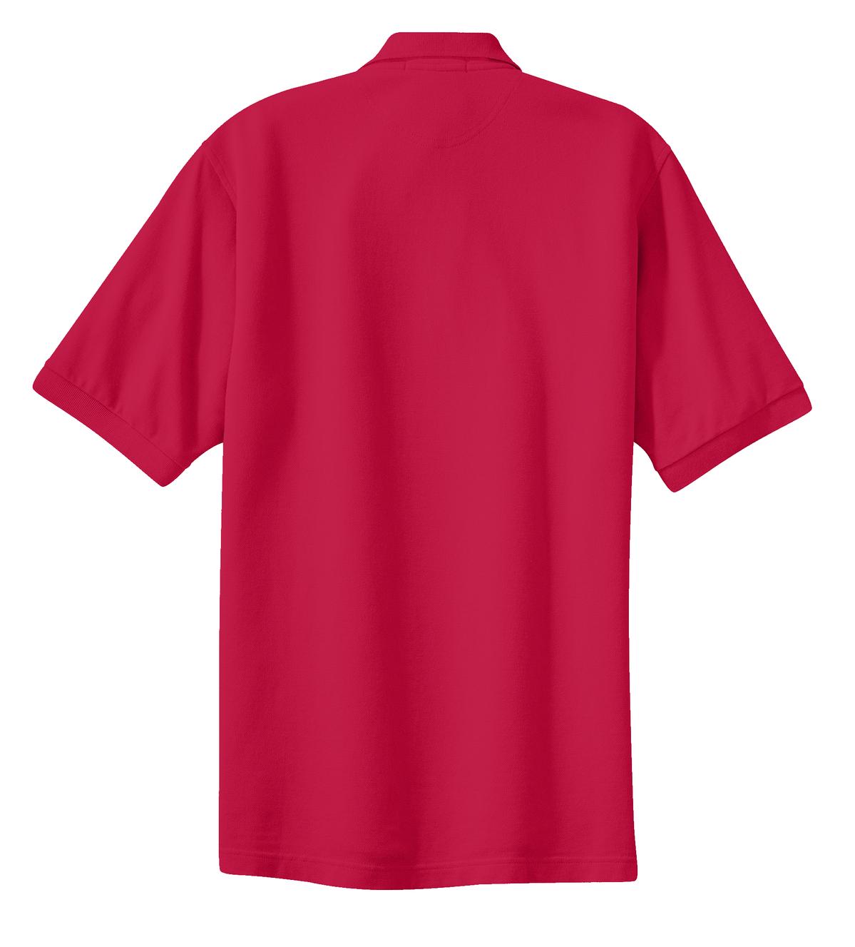 Port Authority Men's   Tall Heavyweight Cotton Pique Polo-4