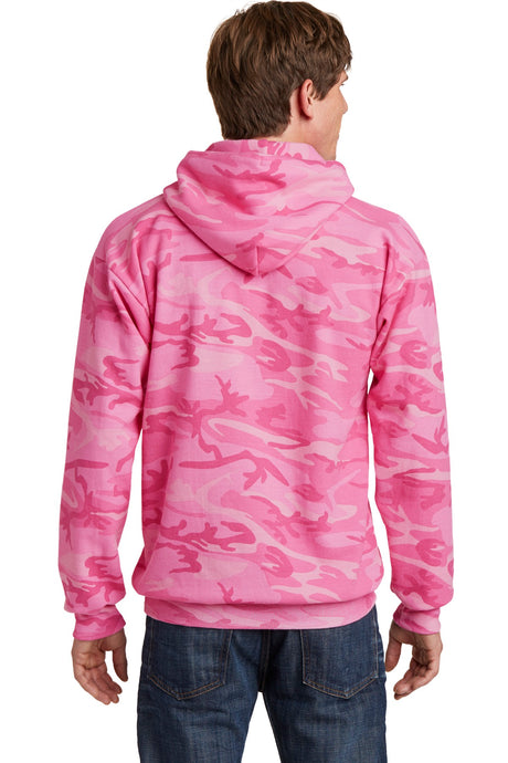 Port & Company Men's Core Fleece Camo Pullover Hooded Sweatshirt. PC78HC Port & Company
