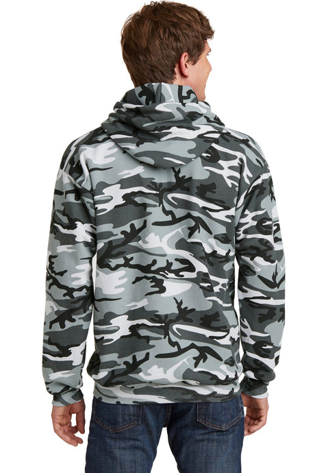 Port & Company Men's Core Fleece Camo Pullover Hooded Sweatshirt. PC78HC Port & Company