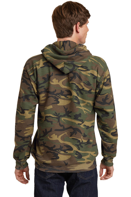 Port & Company Men's Core Fleece Camo Pullover Hooded Sweatshirt. PC78HC Port & Company