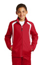 Sport-Tek Youth Colorblock Raglan Jacket Youth Apparel Jackets & Vests