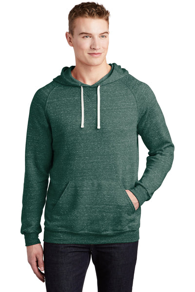 JERZEES Men's Snow Heather French Terry Raglan Hoodie 90M